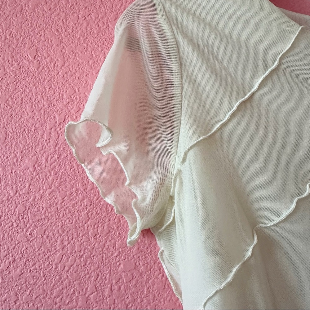 NWT Vici Markella Lettuce Trim Matching Set in Ivory Medium - Picture 6 of 9